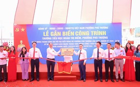 Phường Phú Thượng khánh thành công trình chào mừng 80 năm Cách mạng tháng Tám thành công và Quốc khánh 2/9