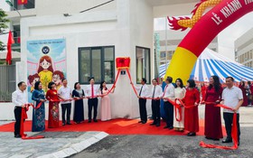 Phường Cầu Giấy gắn biển công trình chào mừng Quốc khánh 2/9