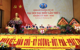 Đại hội đại biểu Đảng bộ phường Tây Hồ lần thứ I tiến hành phiên trù bị