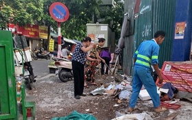 Tăng cường công tác giữ gìn trật tự đô thị đảm bảo vệ sinh môi trường