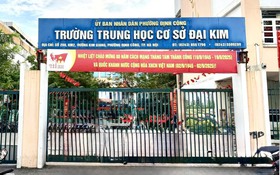 Phường Định Công thông tin về vụ việc học sinh Trường THCS Đại Kim có thái độ không đúng mực với giáo viên