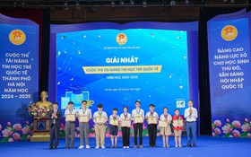 Hà Nội vinh danh 223 học sinh đoạt giải cuộc thi Tài năng tin học trẻ quốc tế