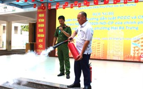 Phường Hai Bà Trưng tăng cường tuyên truyền, siết chặt an toàn phòng cháy chữa cháy