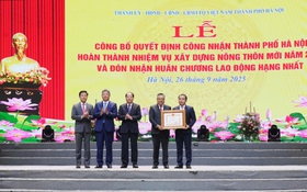 Hà Nội hoàn thành xây dựng nông thôn mới 2024 và đón nhận Huân chương Lao động hạng Nhất