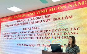 Xã Gia Lâm: 209 học viên tham gia lớp bồi dưỡng nghiệp vụ công tác Đảng