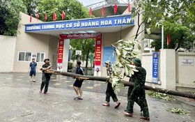 Hà Nội: Chủ động phương án bảo đảm an toàn cho học sinh, giáo viên khi mưa bão