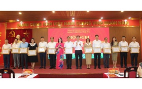 Phường Vĩnh Tuy tổng kết công tác tổ chức, phục vụ Đại hội