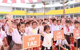 Trường Tiểu học Bùi Quốc Khái: Tiếp nhận 1.112 học sinh bắt đầu năm học mới