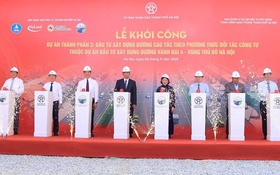 Khởi công xây dựng tuyến cao tốc thuộc dự án Vành đai 4 - Vùng Thủ đô Hà Nội