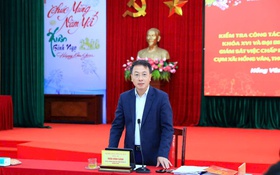 Đoàn công tác số 14 của Thành ủy và đoàn giám sát của HĐND Thành phố kiểm tra, giám sát tại 4 xã về công tác chuẩn bị bầu cử.