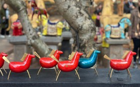 Độc đáo trưng bày “Ngựa về phố” tại di tích Văn Miếu - Quốc Tử Giám