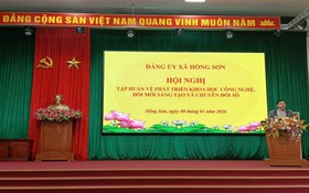 Hồng Sơn tập huấn về phát triển khoa học, công nghệ, đổi mới sáng tạo và chuyển đổi số
