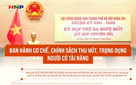 Hà Nội ban hành cơ chế, chính sách thu hút, trọng dụng người có tài năng