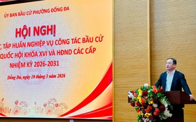 Phường Đống Đa tập huấn nghiệp vụ công tác bầu cử