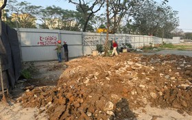 Phường Đại Mỗ kiên quyết xử lý vi phạm đất đai khu vực Đằng Xung - Dộc Khoai