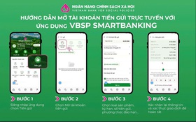Ngân hàng Chính sách xã hội triển khai dịch vụ gửi tiết kiệm online trên ứng dụng VBSP SmartBanking