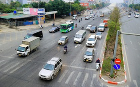 Rào chắn thi công trên đường Cổ Linh và Đàm Quang Trung từ ngày 18/3 đến 30/4