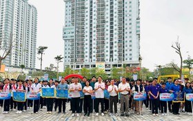 Phường Hoàng Mai khai mạc Ngày chạy Olympic và Giải chạy Hànộimới - Vì hòa bình