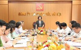 Đoàn kiểm tra số 09 của Ban Thường vụ Thành ủy Hà Nội làm việc với các xã Đại Thanh, Ngọc Hồi