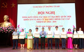 Tây Hồ tổng kết công tác bầu cử Đại biểu Quốc hội khóa XVI và đại biểu HĐND các cấp