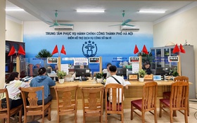 Xã Ba Vì: Trên 99% hồ sơ thủ tục hành chính được giải quyết trước hạn
