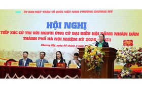 Ứng cử viên đại biểu HĐND Thành phố tiếp xúc cử tri - Đơn vị bầu cử số 16
