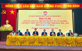 Ứng cử viên đại biểu HĐND Thành phố tiếp xúc cử tri các xã: Sơn Đồng, Dương Hòa, An Khánh