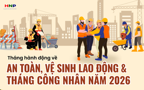 Tháng hành động về An toàn, vệ sinh lao động và Tháng Công nhân năm 2026