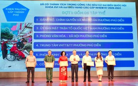 Phường Phú Diễn tổng kết công tác bầu cử đại biểu Quốc hội khóa XVI, đại biểu HĐND các cấp