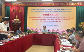 Phường Vĩnh Tuy: Tổng kết công tác cải cách hành chính, chuyển đổi số năm 2025 và triển khai nhiệm vụ năm 2026