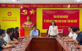 Hà Nội - Quảng Trị trao đổi kinh nghiệm xây dựng mô hình 