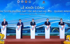 Khởi công dự án tuyến đường sắt tốc độ cao Hà Nội - Quảng Ninh