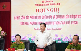 Hà Nội sơ kết công tác PCCC quý I/2026, triển khai nhiệm vụ trọng tâm quý II