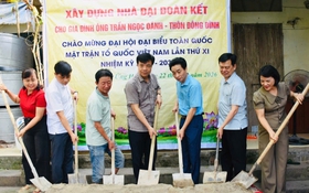 Xã Ứng Hòa khởi công xây nhà Đại đoàn kết cho hộ khó khăn