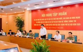 Hà Nội tập huấn nâng cao trách nhiệm của cán bộ, công chức về công tác bảo vệ bí mật nhà nước