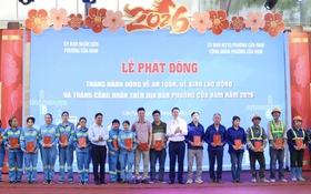 Phường Cửa Nam phát động Tháng hành động về an toàn, vệ sinh lao động và tháng công nhân năm 2026