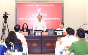 Hà Nội họp báo thông tin về tình hình kinh tế - xã hội quý I/2026