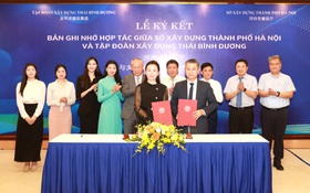 Ký kết Biên bản ghi nhớ hợp tác giữa Sở Xây dựng Hà Nội và Tập đoàn Xây dựng Thái Bình Dương