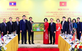 Hội đàm, trao đổi kinh nghiệm hoạt động cơ quan dân cử giữa Thủ đô Hà Nội và Thủ đô Viêng Chăn