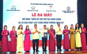 Phường Đống Đa ra mắt điểm hỗ trợ thủ tục hành chính và tư vấn pháp luật cộng đồng