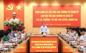 Đoàn giám sát số 8 của Ban Thường vụ Thành ủy Hà Nội làm việc với 3 xã, phường: Tây Mỗ, Phú Xuyên, Quảng Oai