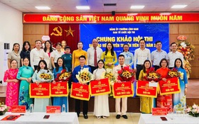Chung khảo Hội thi báo cáo viên, tuyên truyền viên giỏi phường Lĩnh Nam