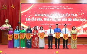 Phường Long Biên tổ chức thành công Hội thi Báo cáo viên, tuyên truyền viên giỏi năm 2026