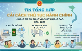 Tin tổng hợp lĩnh vực Thủ tục hành chính từ ngày 04/5 đến ngày 08/5/2026
