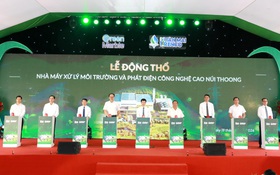 Hà Nội khởi công Nhà máy điện rác Núi Thoong công suất 2.000 tấn/ngày đêm