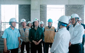 Phó Chủ tịch UBND Thành phố Vũ Thu Hà thúc tiến độ dự án xây dựng Bệnh viện Tim Hà Nội cơ sở 2