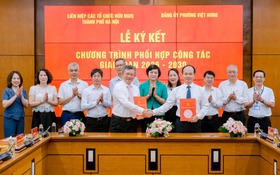 Liên hiệp các tổ chức hữu nghị thành phố Hà Nội phối hợp Đảng ủy phường Việt Hưng thúc đẩy đối ngoại nhân dân