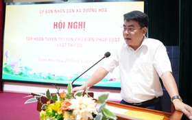 Xã Dương Hòa: Tập huấn tuyên truyền, phổ biến Luật Thủ đô năm 2026