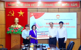 Phường Tây Hồ trao ủng hộ hơn 1,1 tỷ đồng Quỹ “Vì Biển đảo Việt Nam” năm 2026