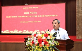 Chủ tịch UBND Thành phố Vũ Đại Thắng: Khẩn trương đưa Luật Thủ đô năm 2026 vào cuộc sống